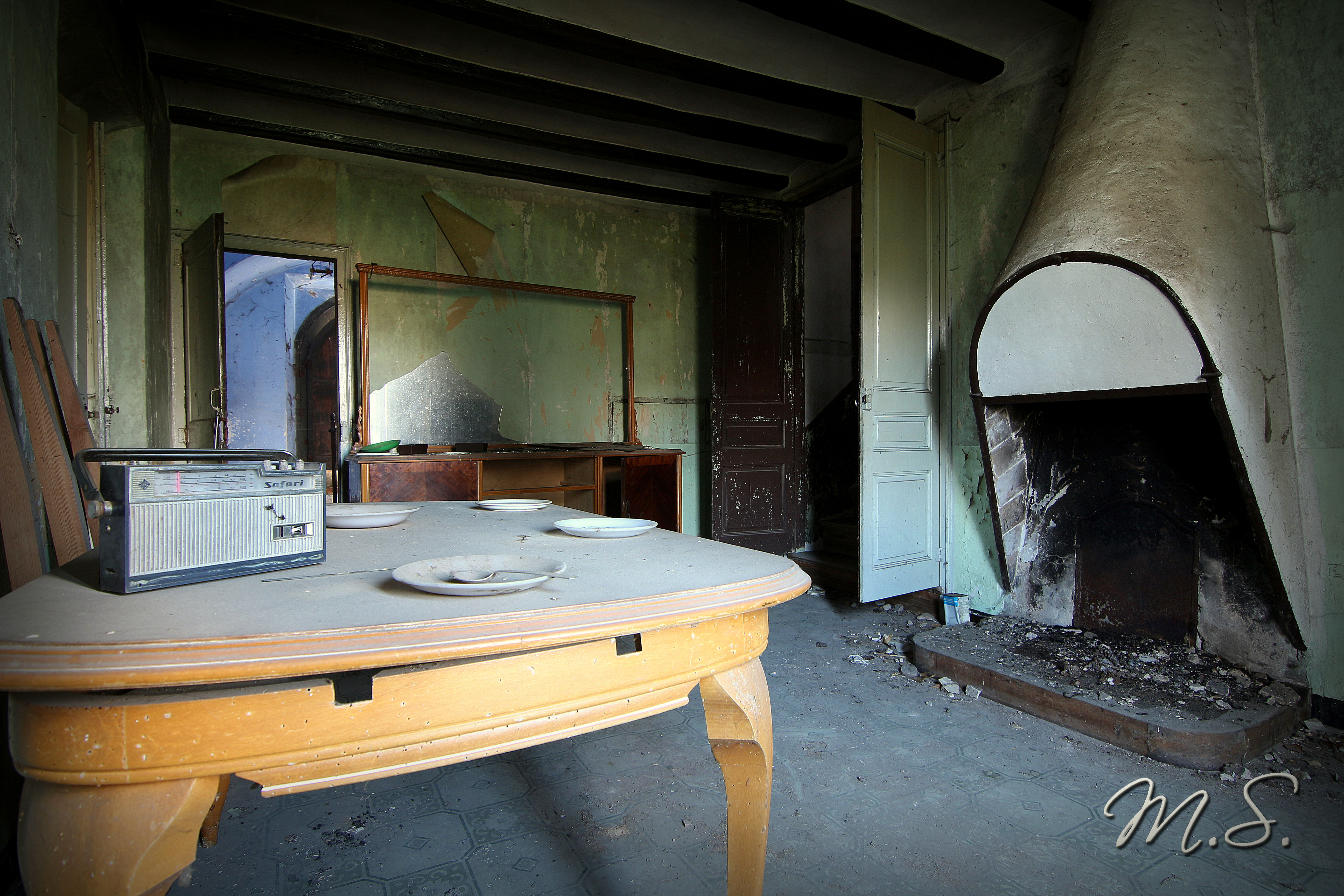 comedor abandonado